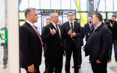 Prim-ministrul Nicolae Ionel Ciucă, în premieră la Aeroportul Internațional Brașov