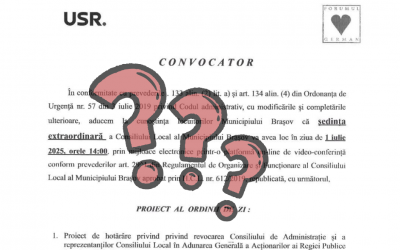 George Scripcaru, primarul Brașovului: Consilierii locali USR-FDGR au reușit să scrie un capitol în manualul nescris al absurdului administrativ cu o hotărâre demnă de o piesă de teatru
