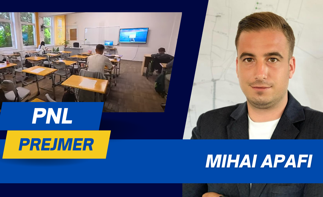 Mihai Apafi, primar Prejmer: Unitățile de învățământ din comuna Prejmer și-au întâmpinat elevii într-un mediu educațional modernizat și sigur