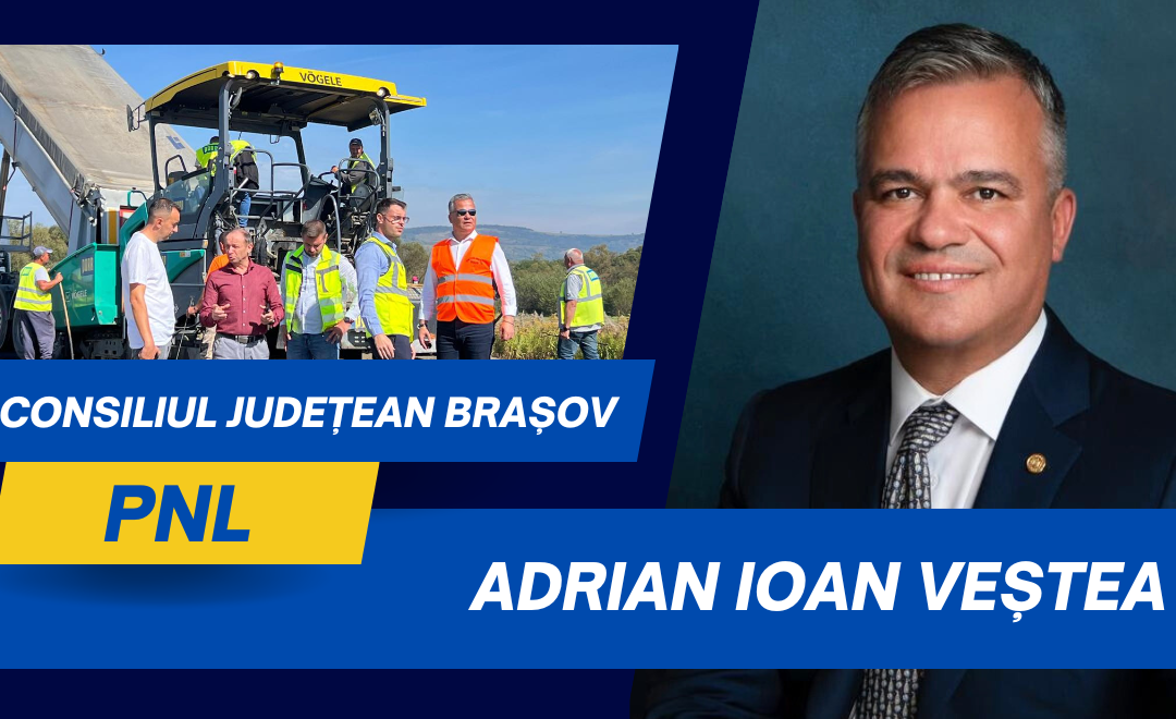 Adrian Ioan Veștea, președintele Consiliului Județean Brașov: Progres de peste 80% în reabilitarea drumului judeţean Viştea de Jos – Viştea de Sus!
