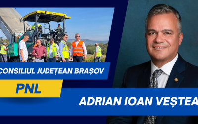 Adrian Ioan Veștea, președintele Consiliului Județean Brașov: Progres de peste 80% în reabilitarea drumului judeţean Viştea de Jos – Viştea de Sus!