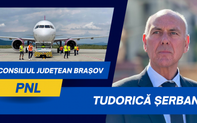 Tudorică Șerban, vicepreședinte Consiliul Județean Brașov: Aeroportul Internațional Brașov – o poveste de succes scrisă împreună cu voi!