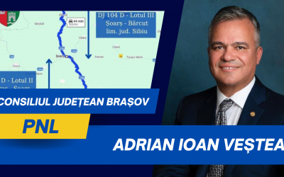 Adrian Ioan Veștea, președinte Consiliul Județean Brașov: Investiţiile Consiliului Judeţean cu finanţarea asigurată din Programul „Anghel Saligny” merg înainte