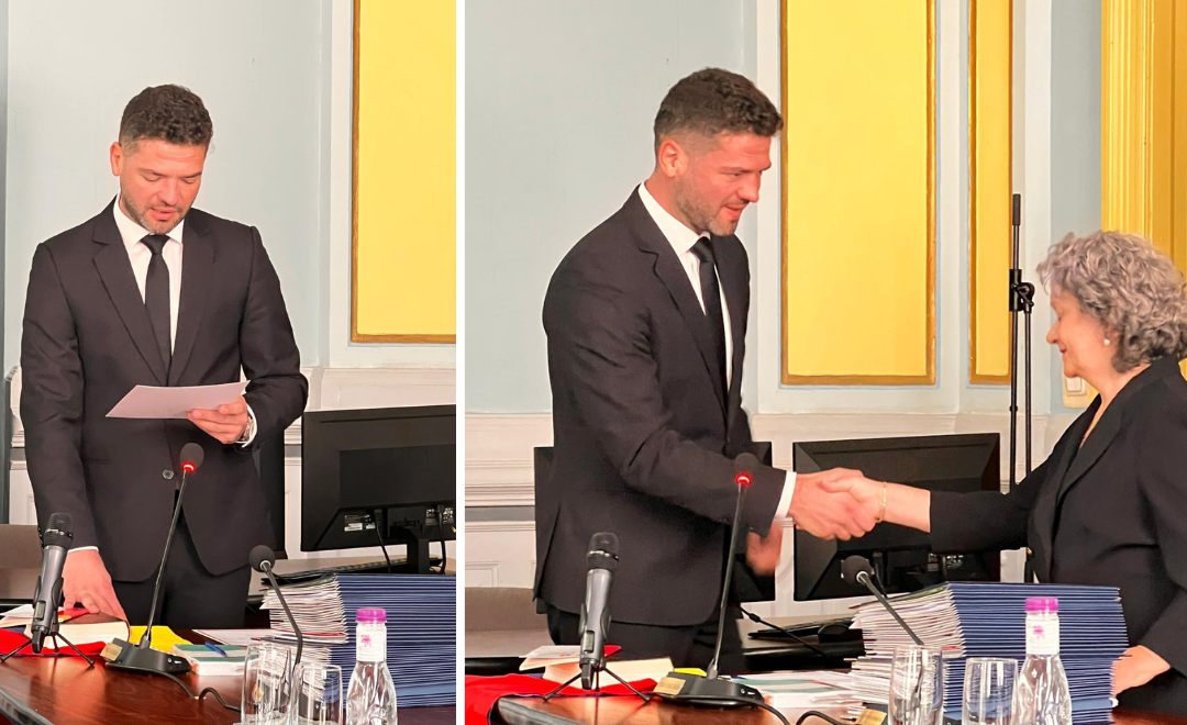 Cel mai nou consilier județean al PNL este Andrei-Daniel Şoim. El preia funcţia de la Cristina Vecerdi, care a demisionat pentru a ocupa poziţia de director medical al Spitalului Clinic Judeţean de Urgenţă