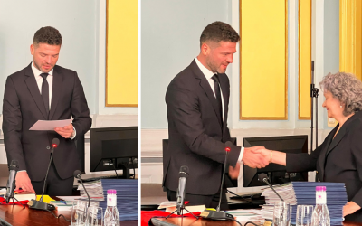 Cel mai nou consilier județean al PNL este Andrei-Daniel Şoim. El preia funcţia de la Cristina Vecerdi, care a demisionat pentru a ocupa poziţia de director medical al Spitalului Clinic Judeţean de Urgenţă
