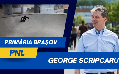 Primarul George Scripcaru: ”În câteva zile, skatepark-ul de sub pasajul Fartec, va fi pus la dispoziția brașovenilor care vor să se dea cu skate-ul, trotineta sau bicicleta, într-un spațiu amenajat”