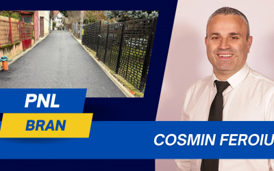 Cosmin Feroiu, primar Bran: ”Am reușit să asfaltăm încă 2 străzi – Nicolae Boboc și strada Pândarilor, din satul Predeluț”