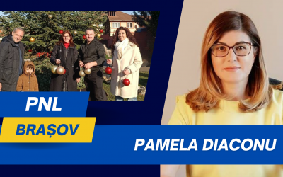 Pamela Diaconu, consilier local PNL Brașov: Sâmbătă vă invităm la aprinderea luminilor bradului amplasat la Lacul Noua