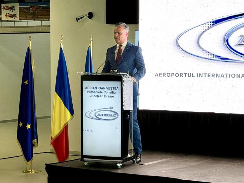Adrian Ioan Veștea, președinte CJ Brașov: Un nou pas înainte în dezvoltarea traficului aerian din România