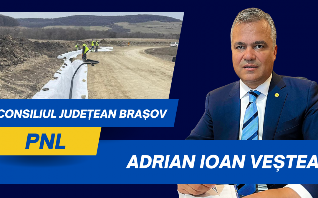 Adrian Ioan Veștea, Președinte CJ Brașov: Șantierul de modernizare a DJ 104D pe tronsonul Şoarş – Bărcut – limită de judeţ Sibiu avansează într-un ritm bun, cu un progres al lucrărilor de 13%