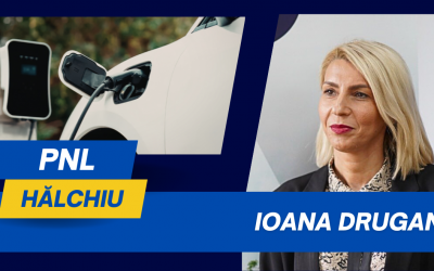 Ioana Drugan, primar Hălchiu: Primăria pune în funcțiune prima stație de încărcare pentru vehicule electrice din comună.
