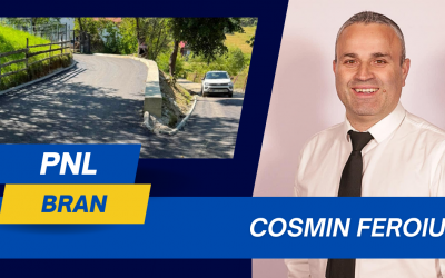 Cosmin Feroiu, primar Bran: Două noi străzi asfaltate în comuna Bran prin programul „Anghel Saligny”