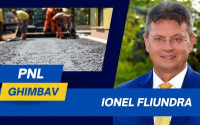 Ionel Fliundra, primar Ghimbav: Se lucrează intens pe mai multe străzi din oraș, pentru a îmbunătăți infrastructura rutieră